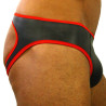 Rude Rider Jockstrap néoprène Noir-Rouge